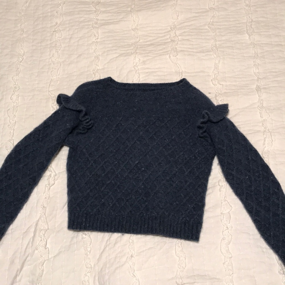 Warm blue sweater